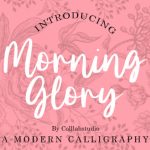 Morning Glory Font Poster 1