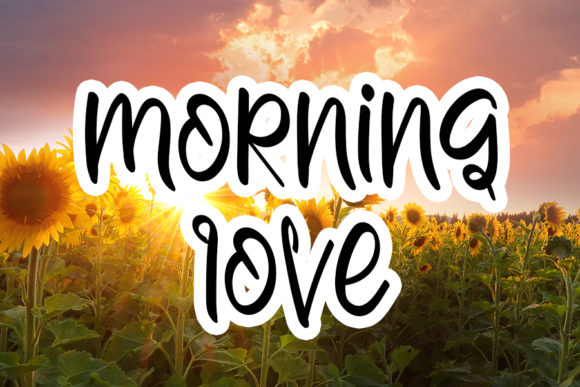 Morning Love Font Poster 1