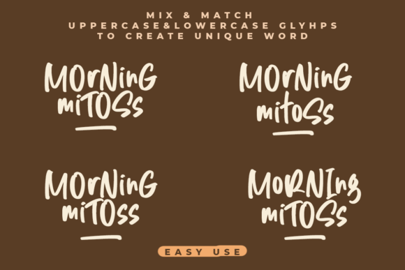 Morning Mitoss Font Poster 14