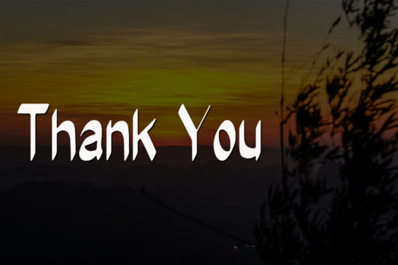 Morning Sky Font Poster 5