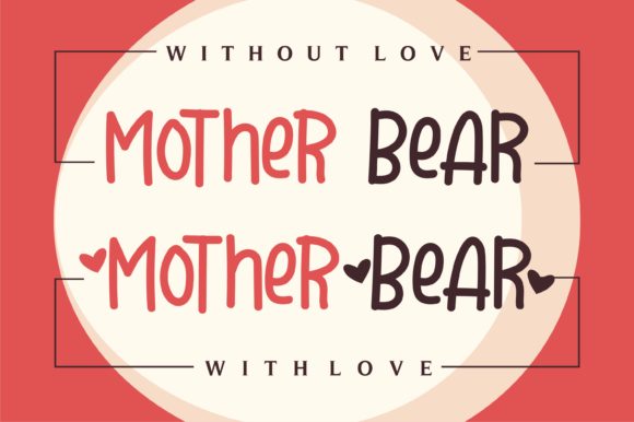 Mother Bear Font Poster 3