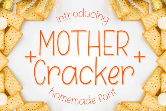 Mother Cracker Font Mother Cracker Font Poster 1