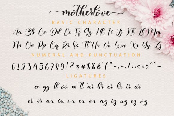 Motherlove Font Poster 11