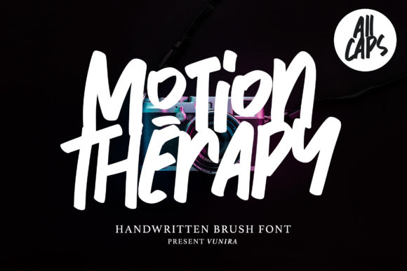 Motion Therapy Font Poster 1