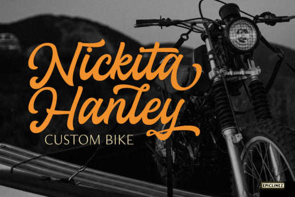 Motoride Font Poster 3
