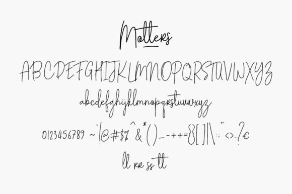 Motters Font Poster 6