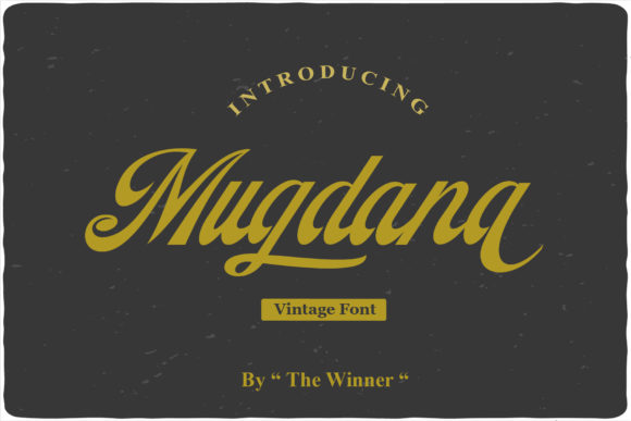 Mugdana Font Poster 1