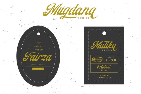 Mugdana Font Poster 2