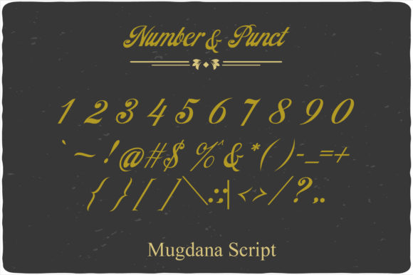 Mugdana Font Poster 11