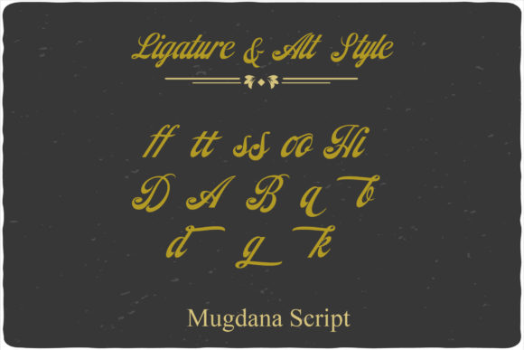 Mugdana Font Poster 12