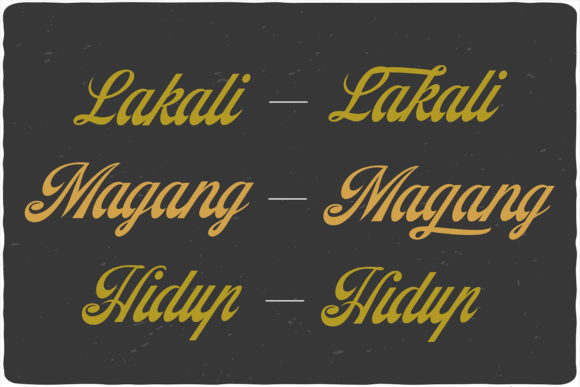 Mugdana Font Poster 4