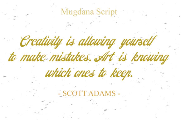 Mugdana Font Poster 6