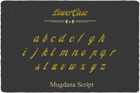 Mugdana Font Poster 10