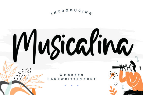 Musicalina Font Poster 1