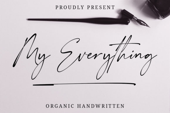 My Everything Font Poster 1