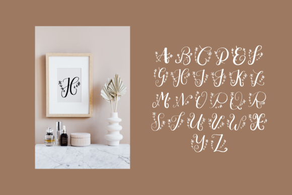 My Floral Font Poster 2