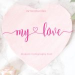 My Love Font Poster 1