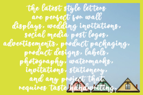 My Outside Font Poster 3
