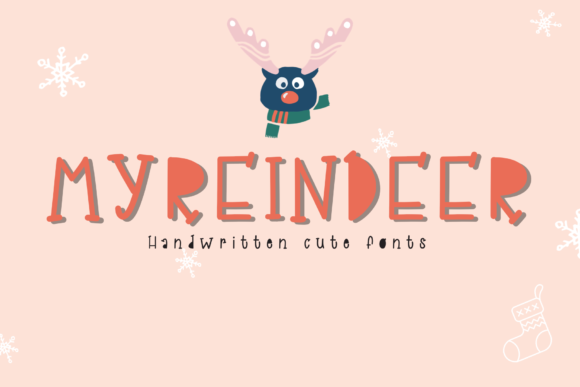 My Reindeer Font Poster 1