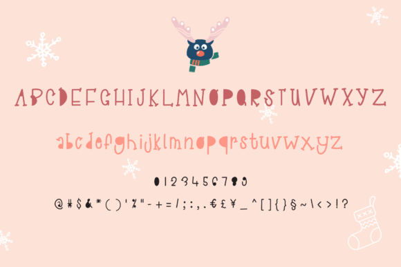 My Reindeer Font Poster 9