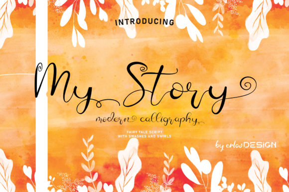 My Story Font Poster 1