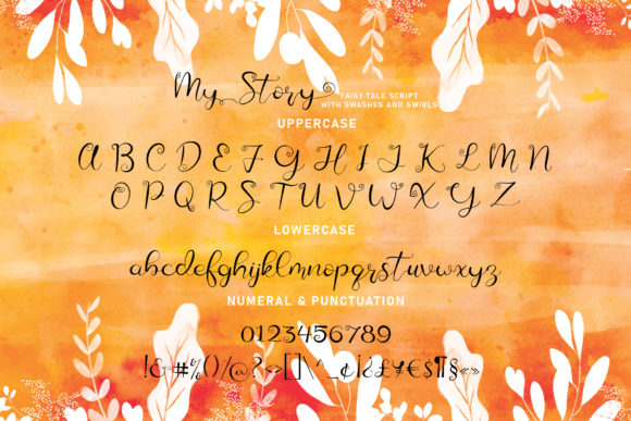 My Story Font Poster 12