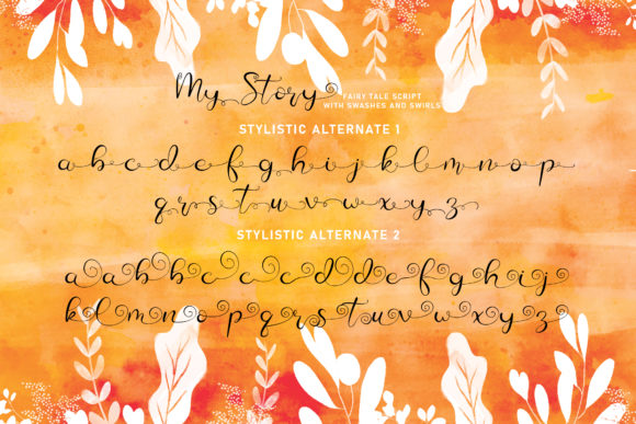 My Story Font Poster 13