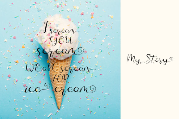 My Story Font Poster 9