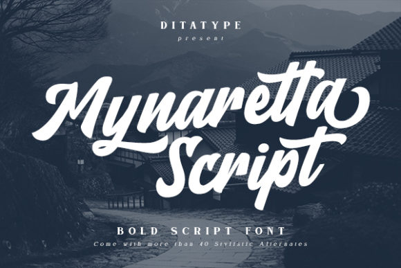 Mynaretta Font Poster 1