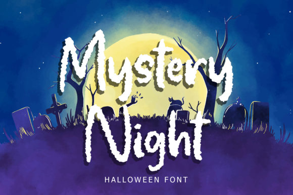 Mystery Night Font Poster 1