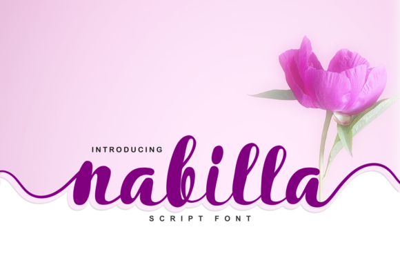 Nabilla Font Poster 1