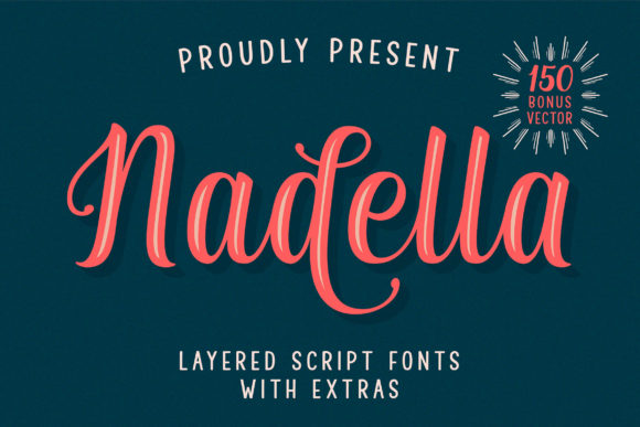 Nadella Font Poster 1