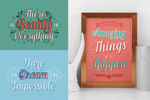 Nadella Font Poster 10