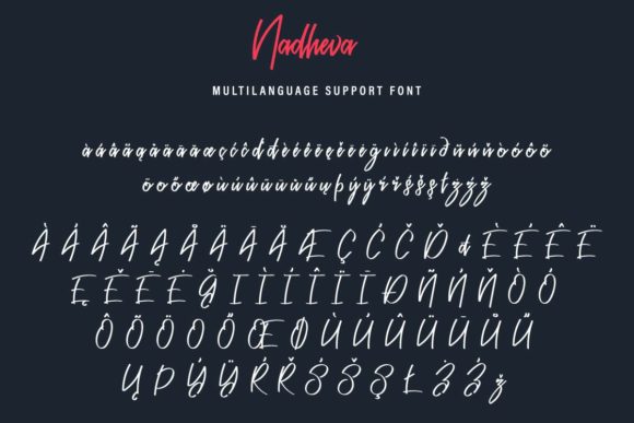 Nadheva Font Poster 10