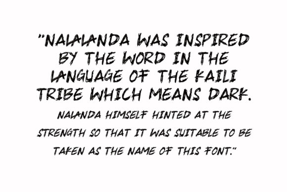 Nalalanda Font Poster 6