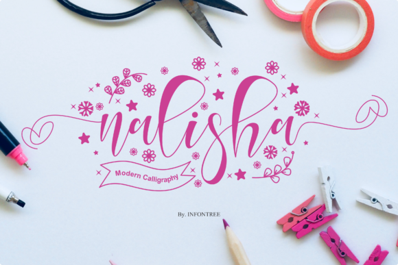 Nalisha Font Poster 2