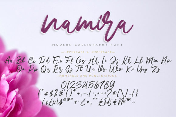Namira Font Poster 9