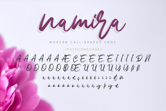 Namira Font Poster 10