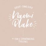 Naomi Blake Font Poster 1
