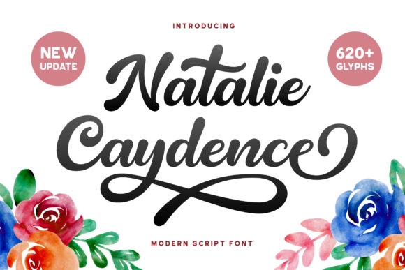 Natalie Caydence Font Poster 1