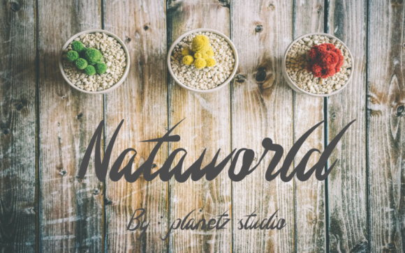 Nataworld Font Poster 1