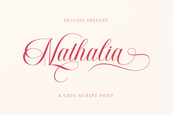 Nathalia Font Poster 1
