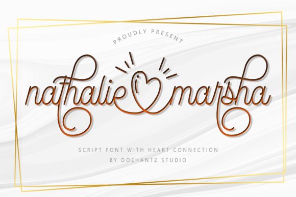 Nathalie Marsha Font Poster 1