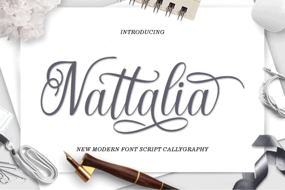 Nattalia Font Nattalia Font Poster 1