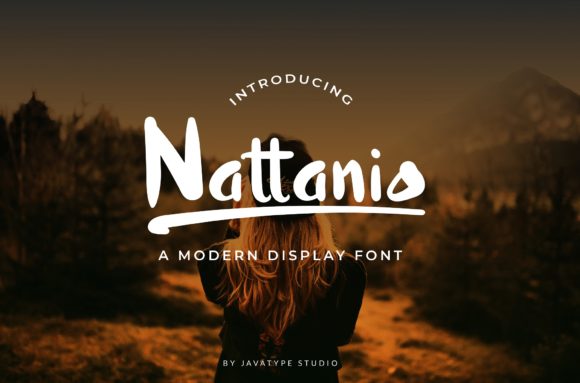 Nattanio Font Poster 1
