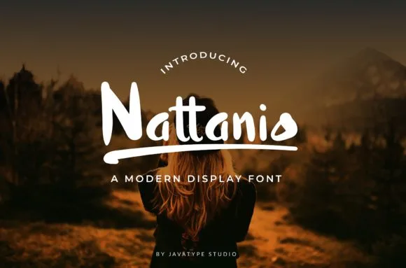Nattanio Font Nattanio Font Poster 1
