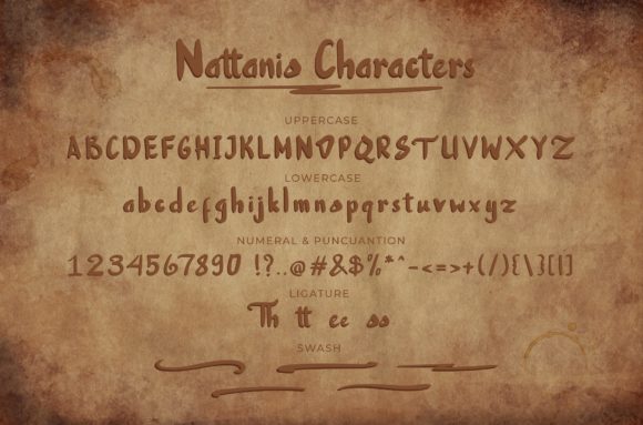 Nattanio Font Poster 9