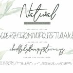 Natural Font Poster 5