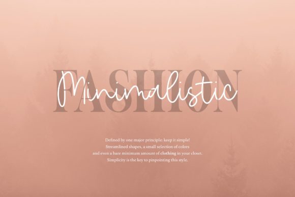 Nature Violces Font Poster 3
