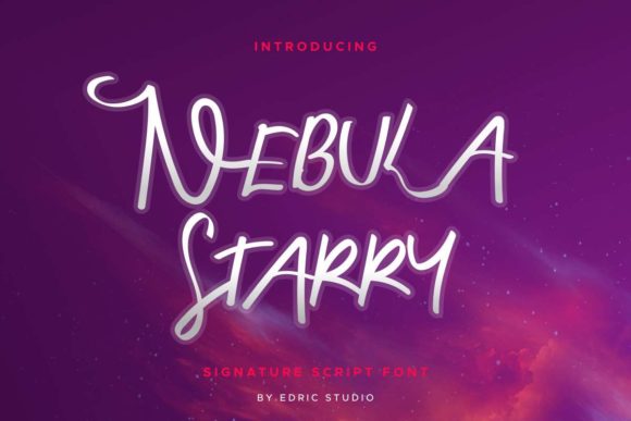 Nebula Starry Font